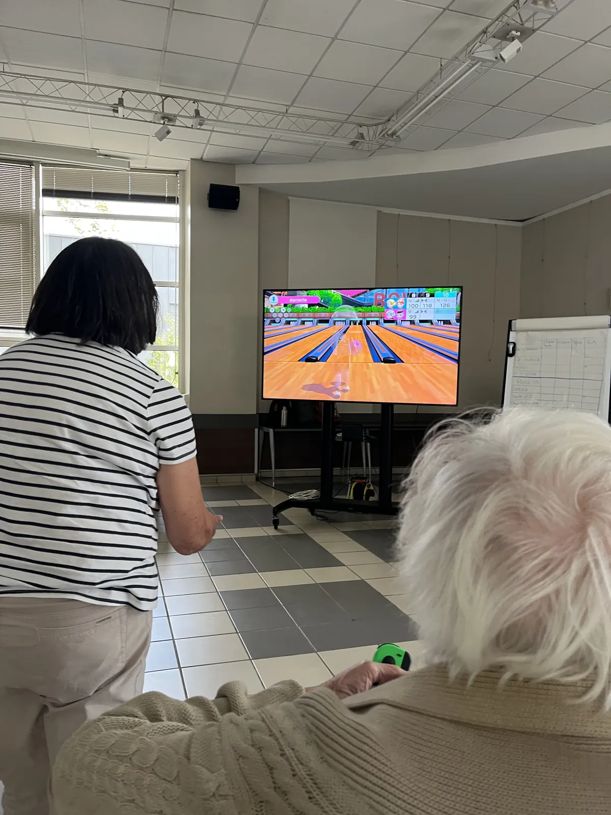 Semaine Bleue : Arpège participe à la compétition e-sport bowling sur Switch !