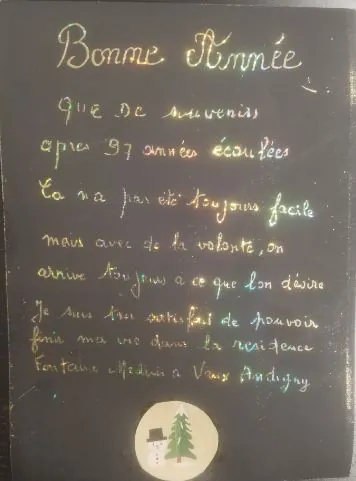 Joli témoignage!