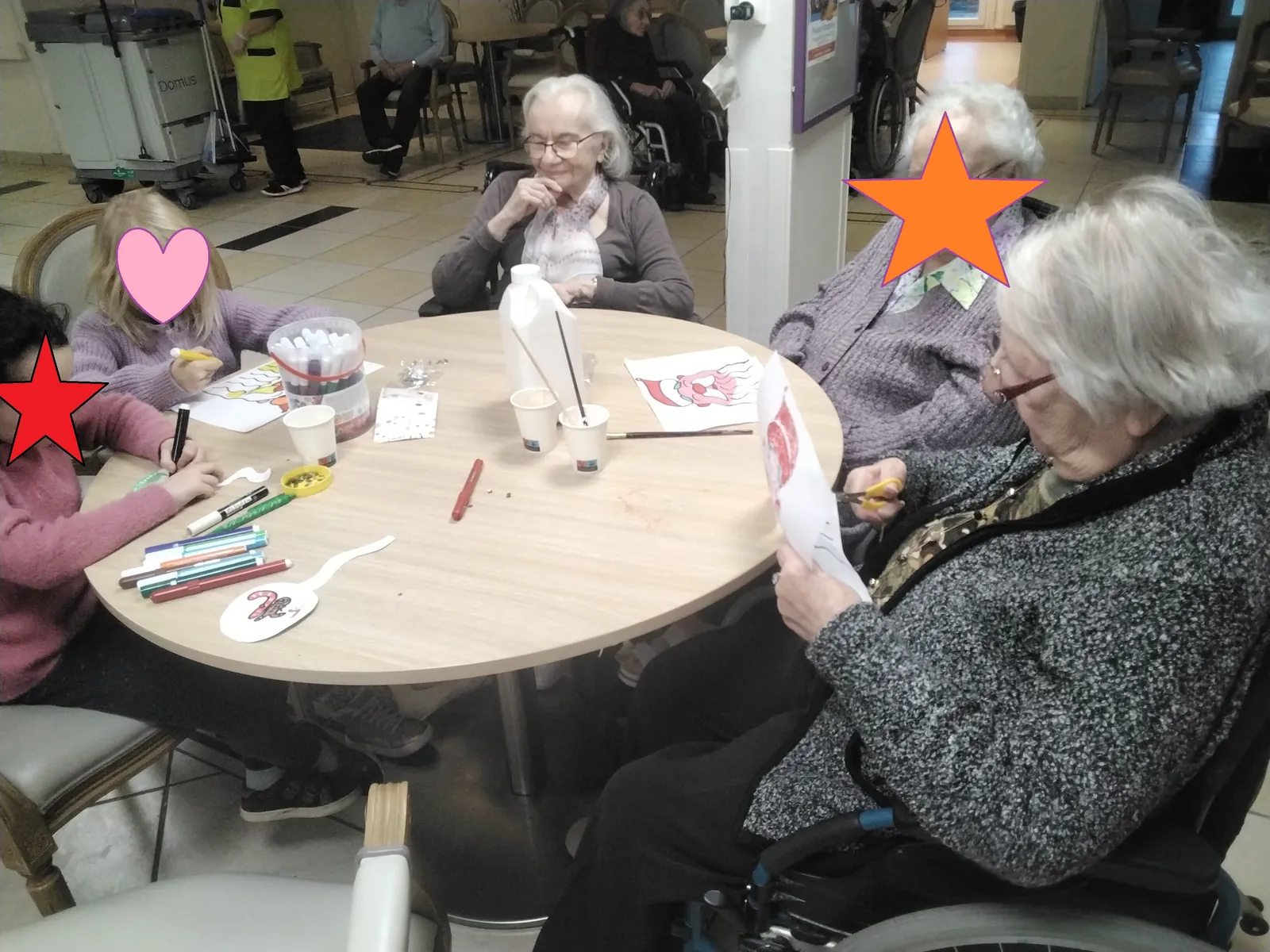 Un Noël intergénérationnel à l'EHPAD