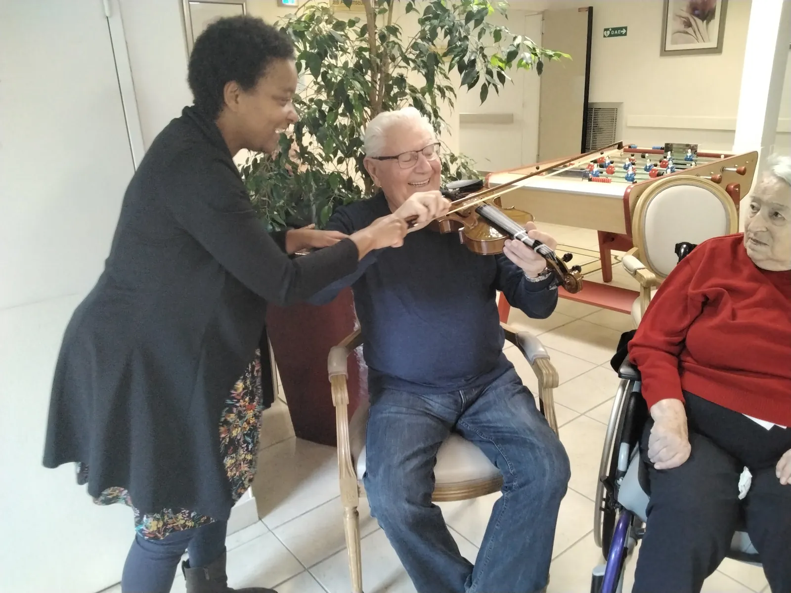 Musicothérapie avec Lydie 