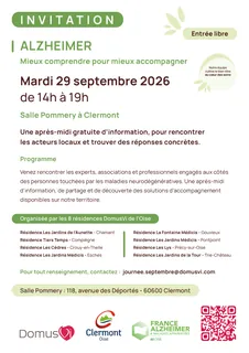 Alzheimer : mieux comprendre pour mieux accompagner