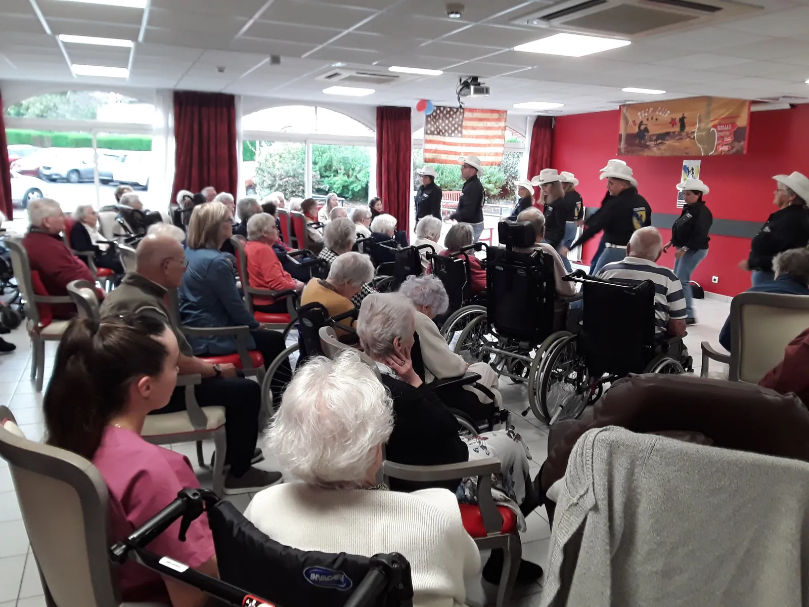 De la danse Country dans la résidence !