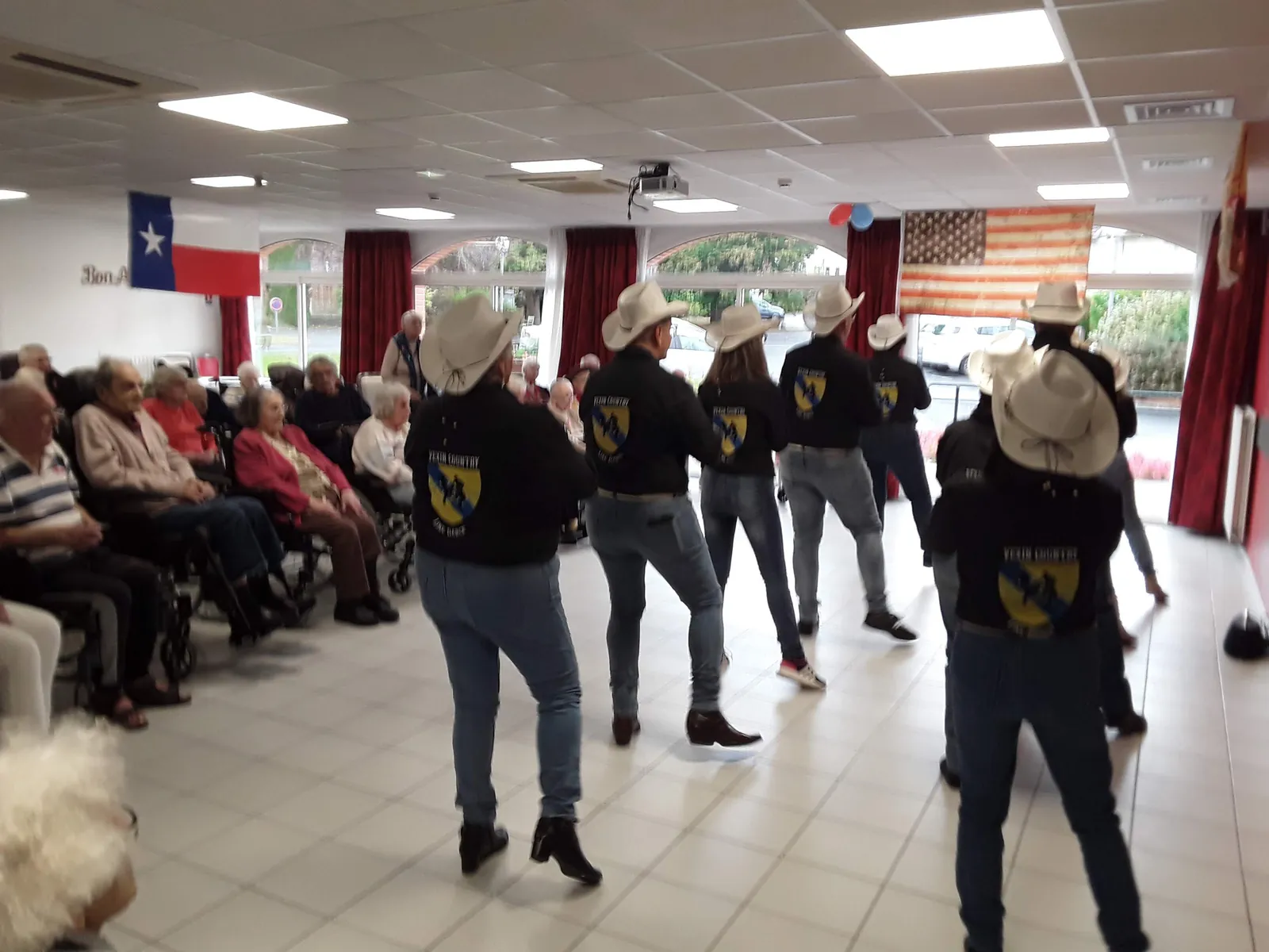 De la danse Country dans la résidence !
