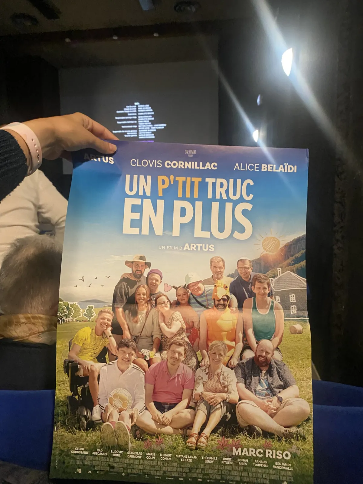 "Un p'tit truc en plus" direction le cinéma!