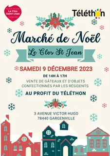 Marché de Noël du Clos St Jean - Samedi 9 décembre