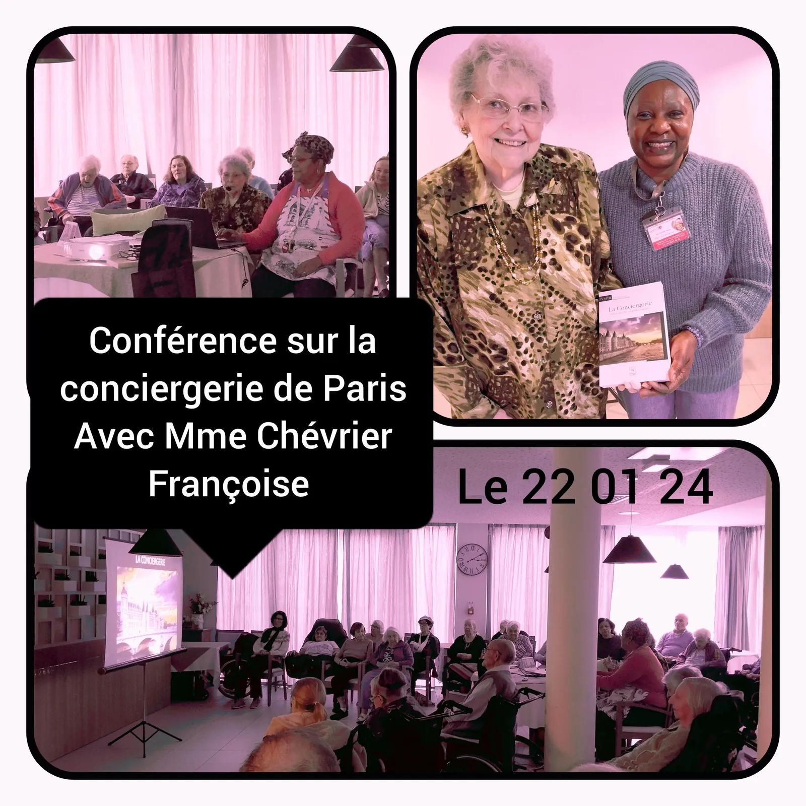 Conférence à l'EHPAD du 95 Le Pavillon des arts 