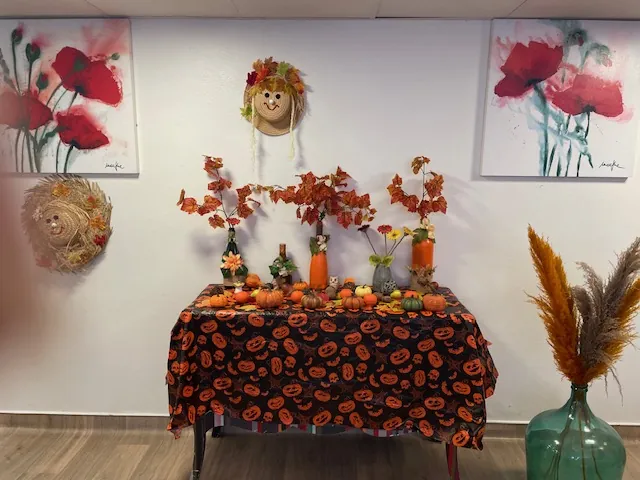L'automne est arrivée la résidence.