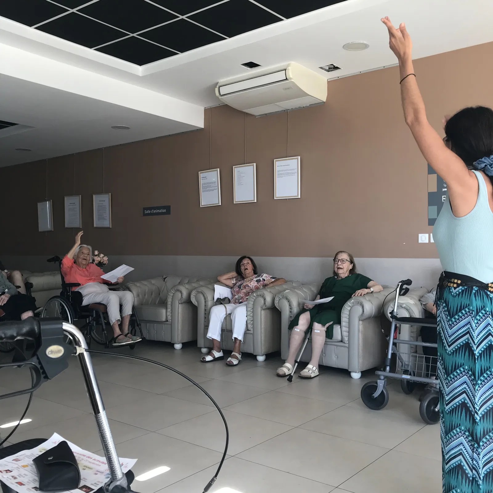 Un cours de chant… et beaucoup de fous rires !