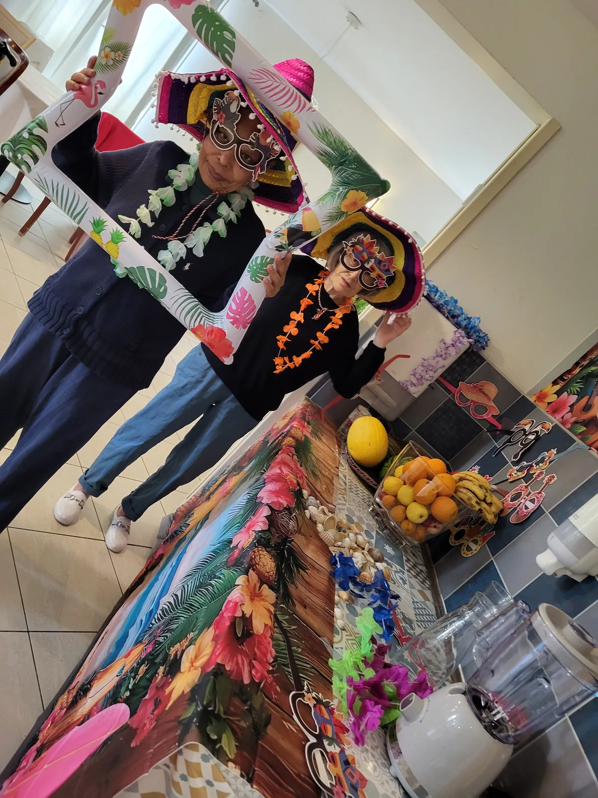 Atelier smoothies aux différents fruits Aux Adrets 