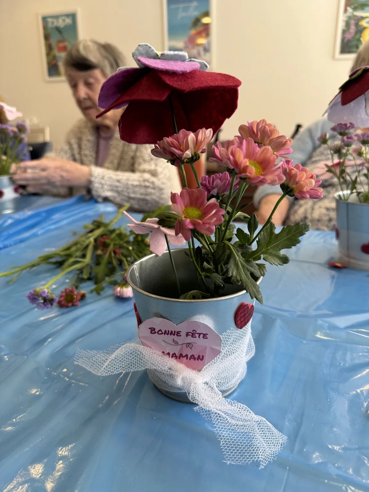 Atelier florale à Bastide pour la fête des mères !