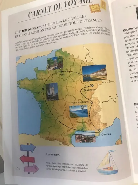 Naissance de la gazette écrite avec les résidents 
