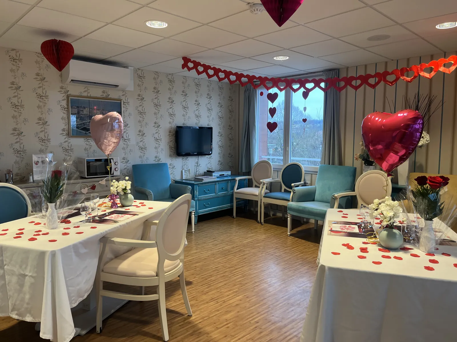 La Saint-Valentin à l'EHPAD d'Esbly 