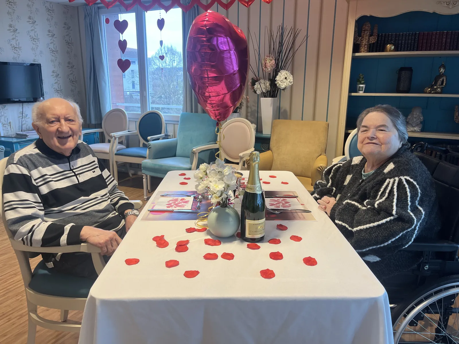 La Saint-Valentin à l'EHPAD d'Esbly 