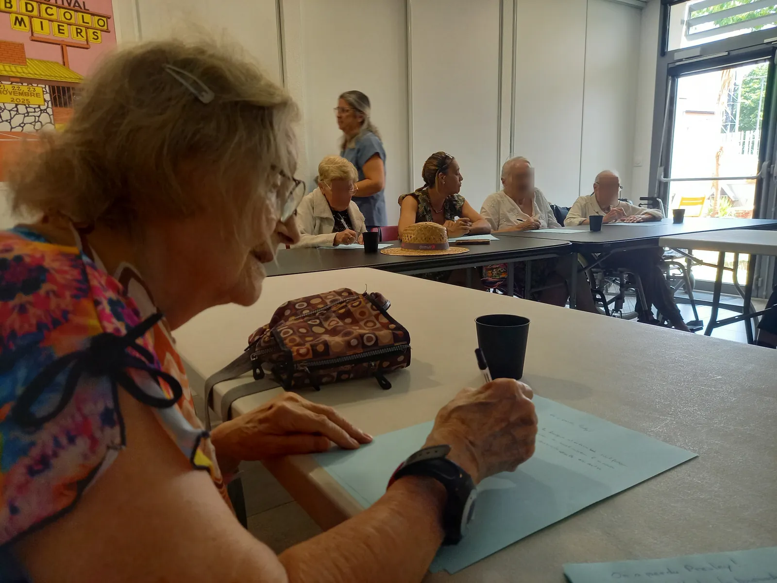 Aux Terrasses de Mailheaux, les stylos étaient en pleine forme !