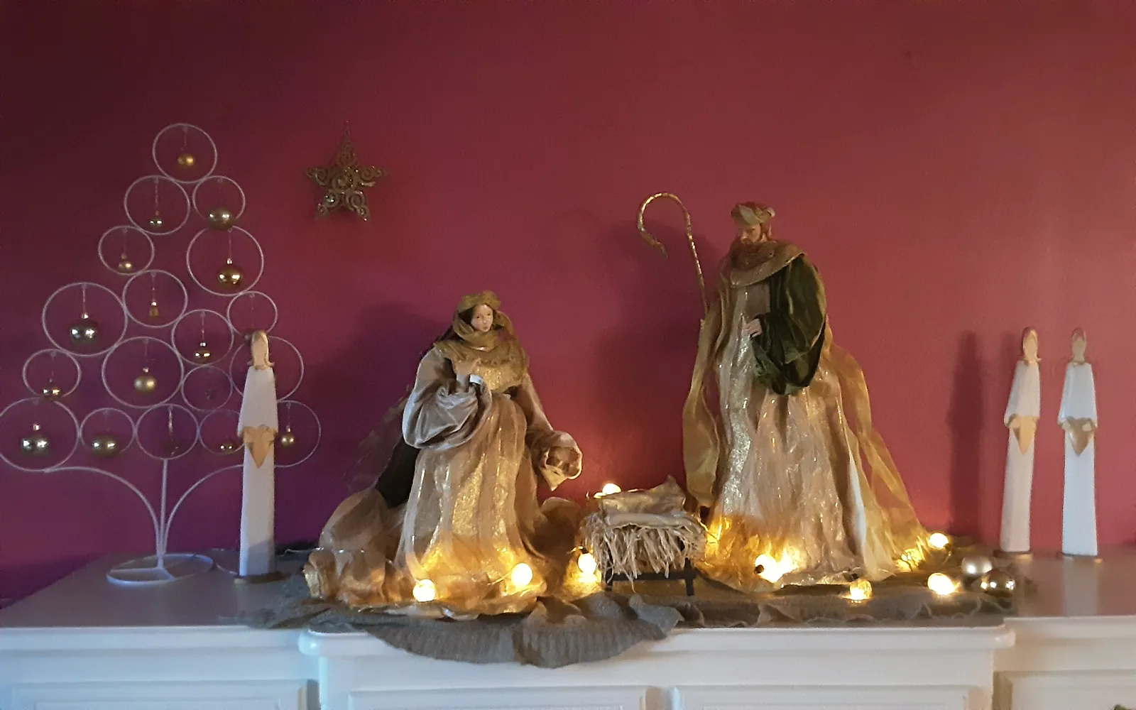 Installation de la crèche 