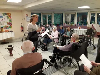 Musicothérapie avec Anne -Sophie