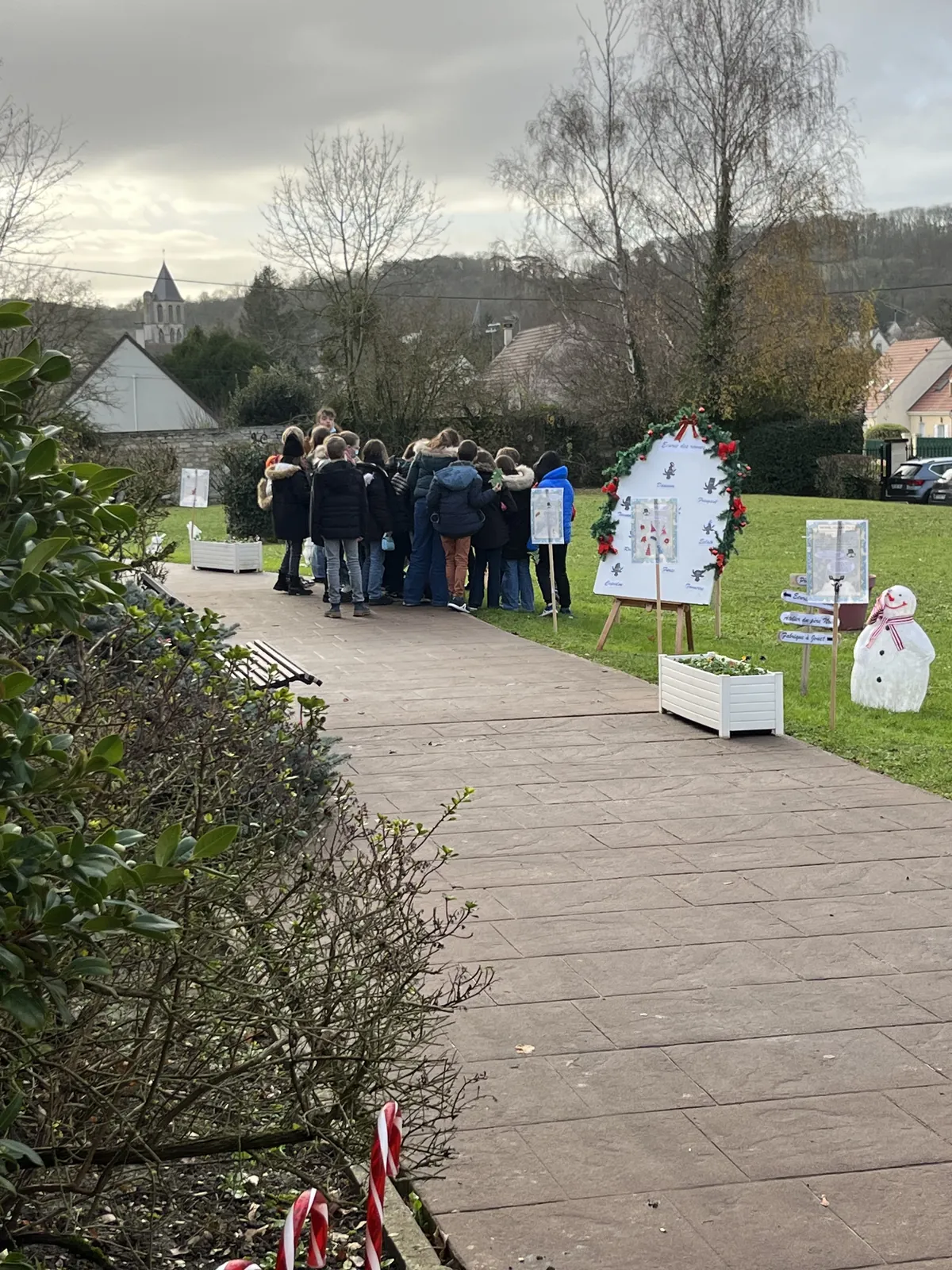 Le passage des CM2 à la résidence 