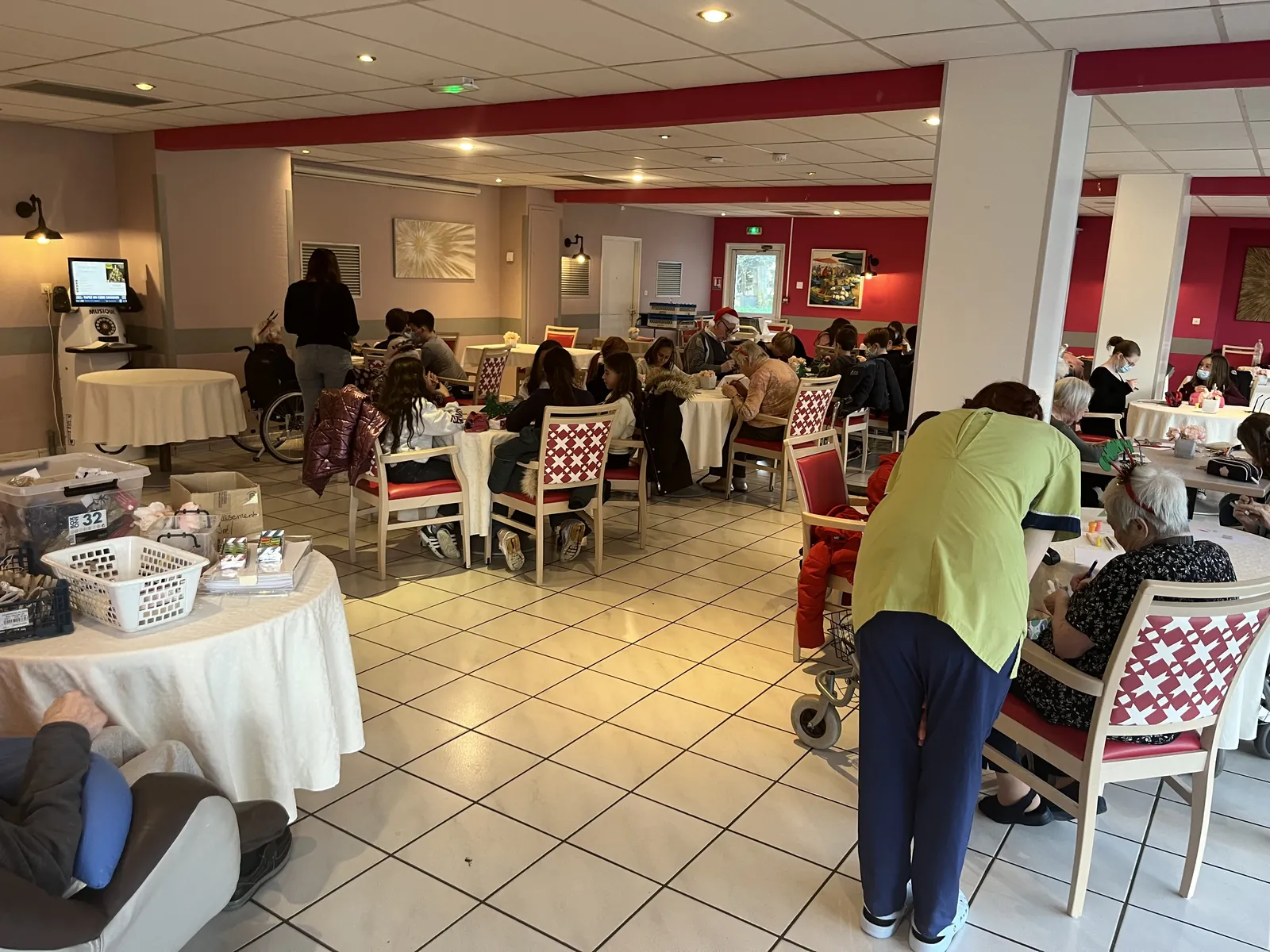 Le passage des CM2 à la résidence 