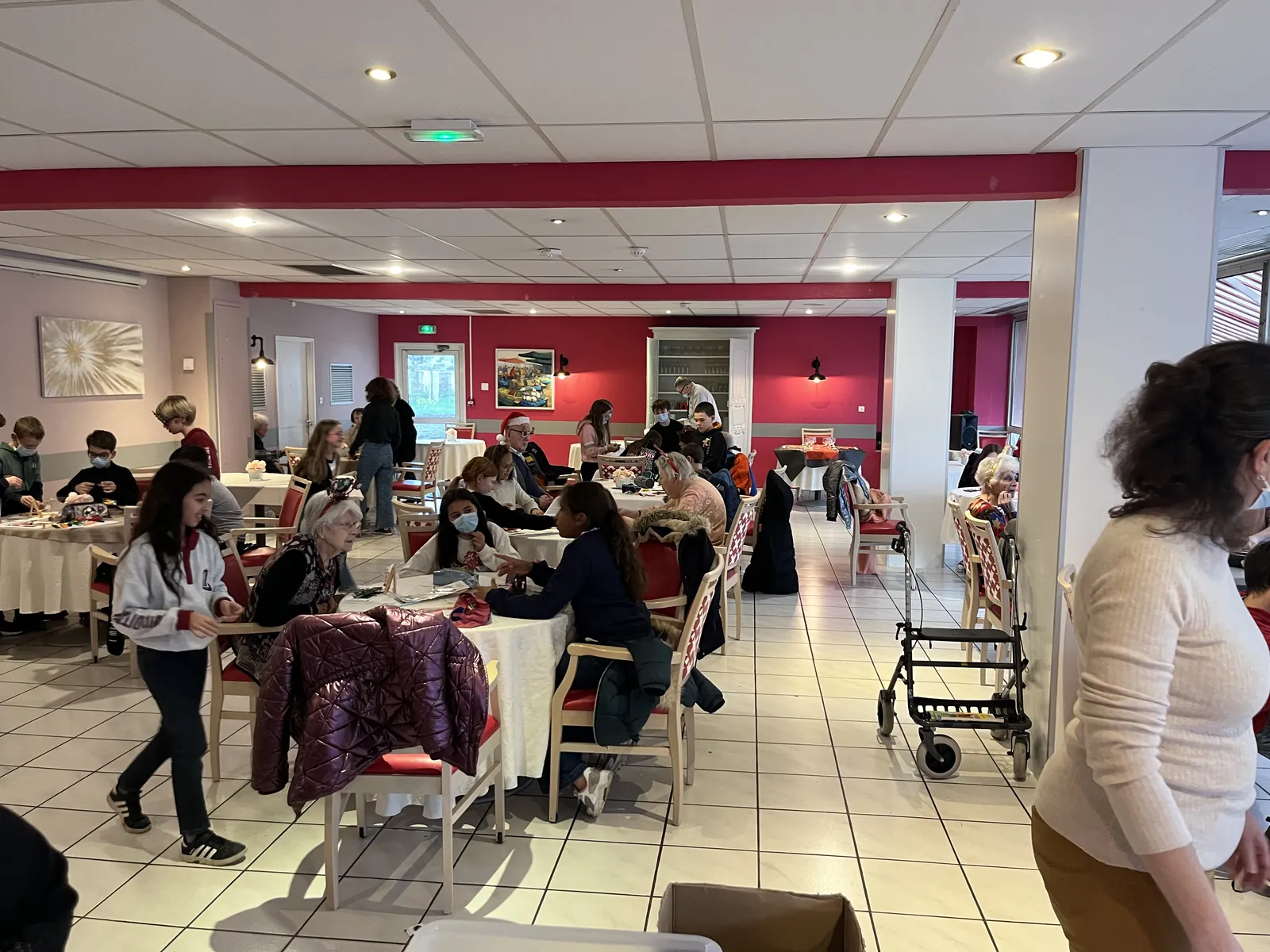 Le passage des CM2 à la résidence 