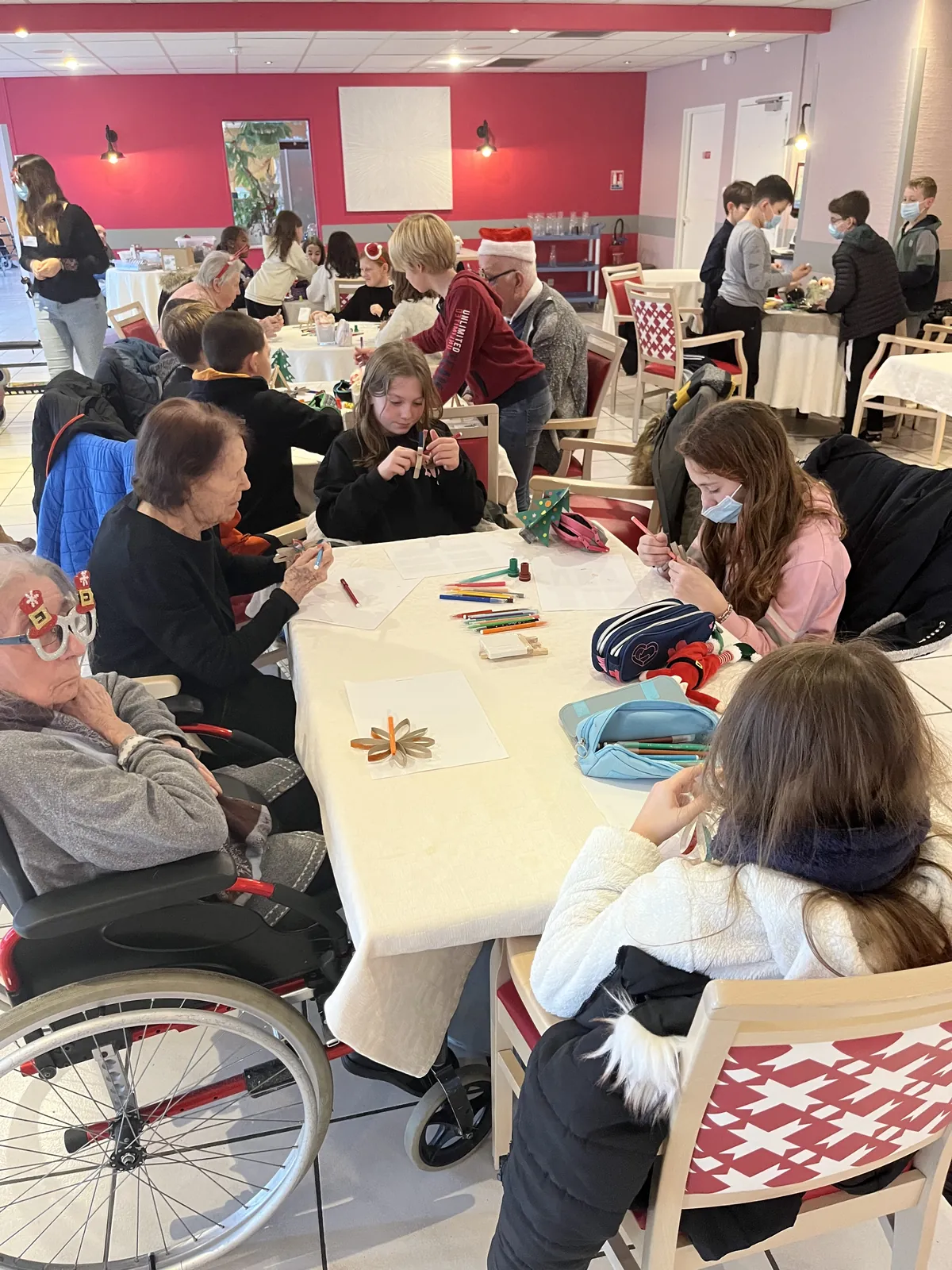 Le passage des CM2 à la résidence 