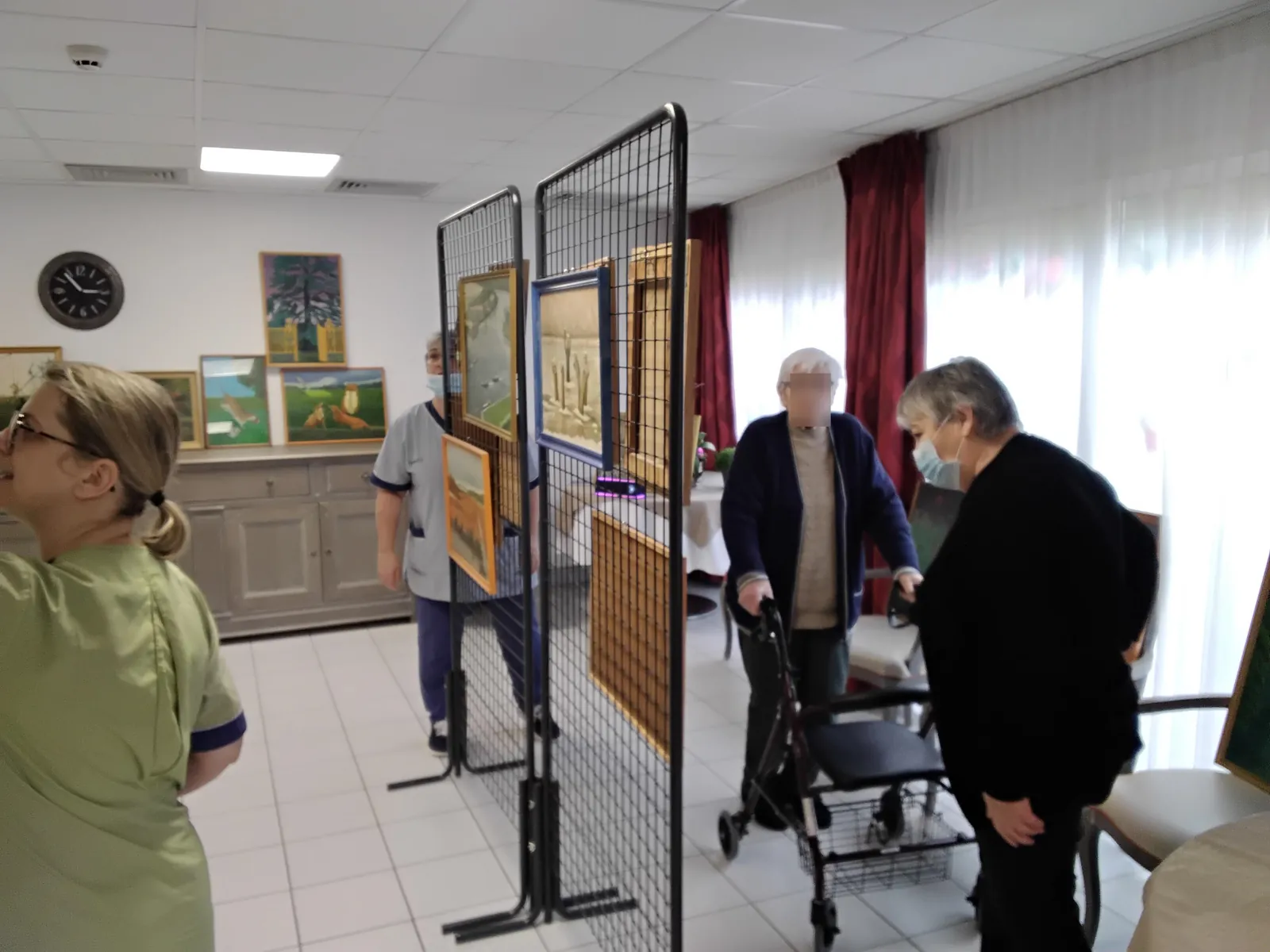 L’exposition des tableaux de Mr Lesmarie