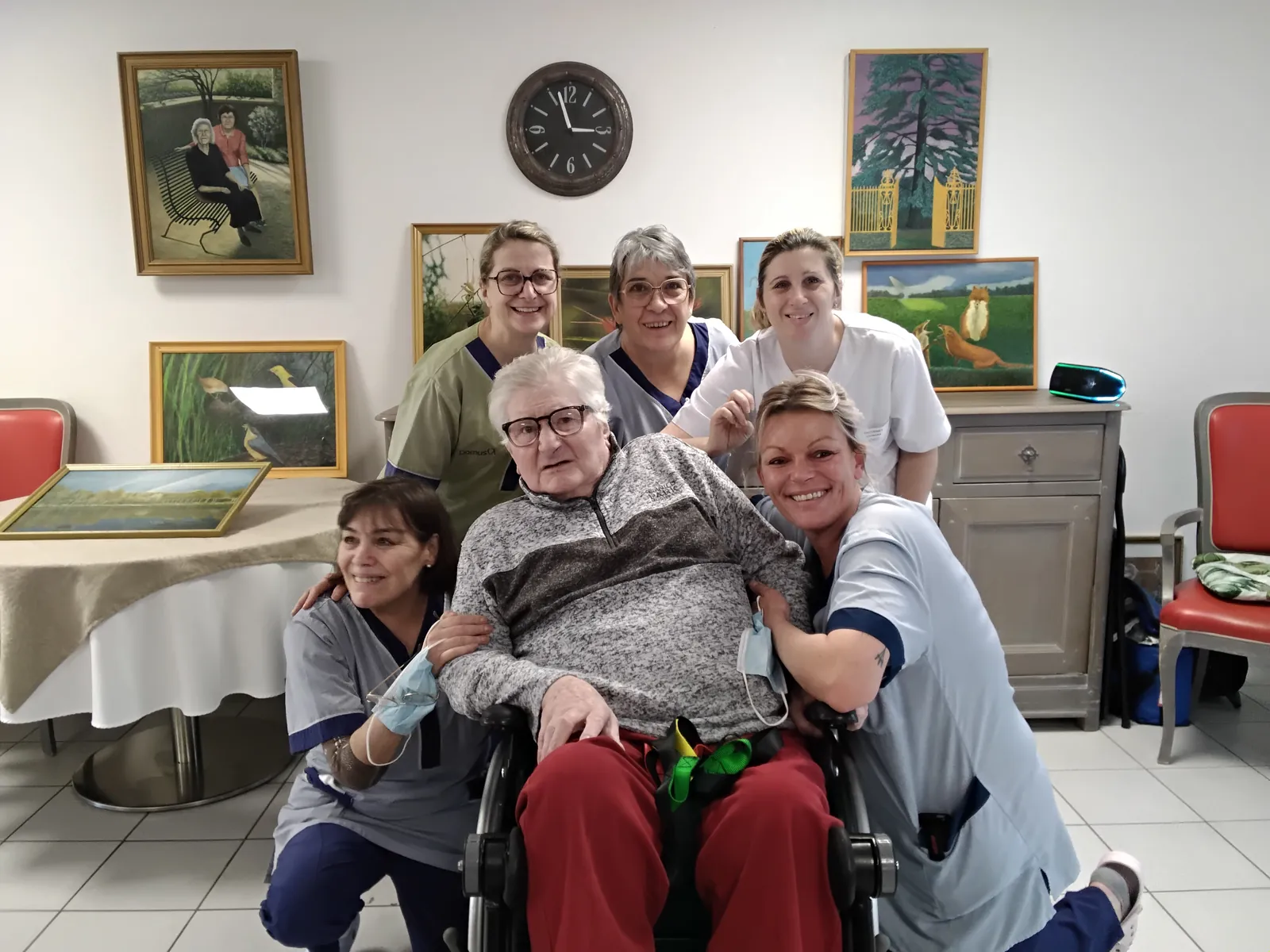 L’exposition des tableaux de Mr Lesmarie