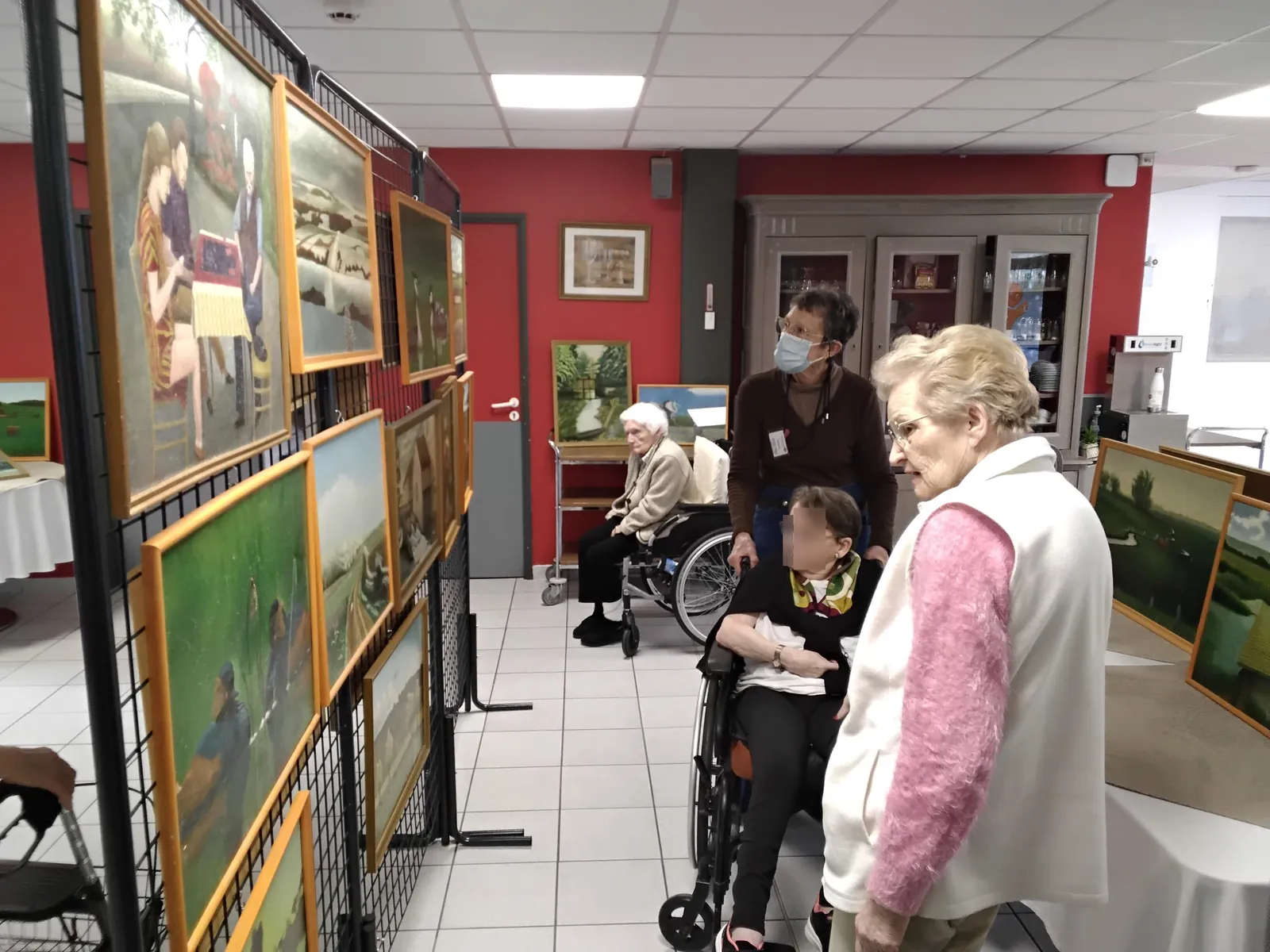 L’exposition des tableaux de Mr Lesmarie