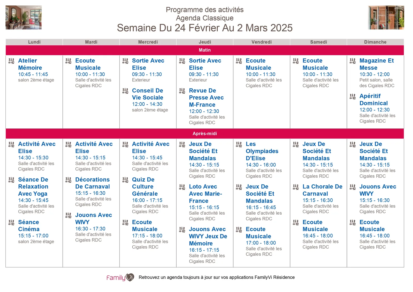 Cette semaine ...