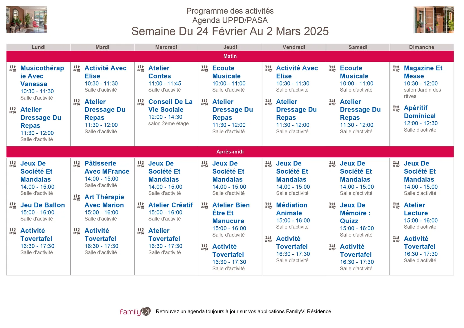 Cette semaine ...