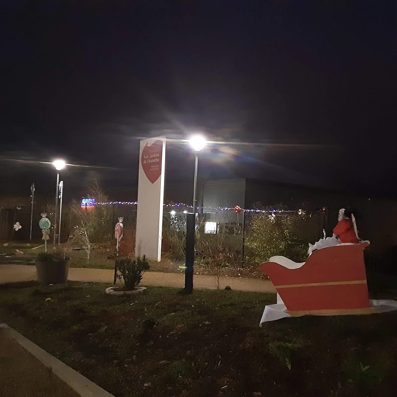 Les jardins de l'Aunette by night