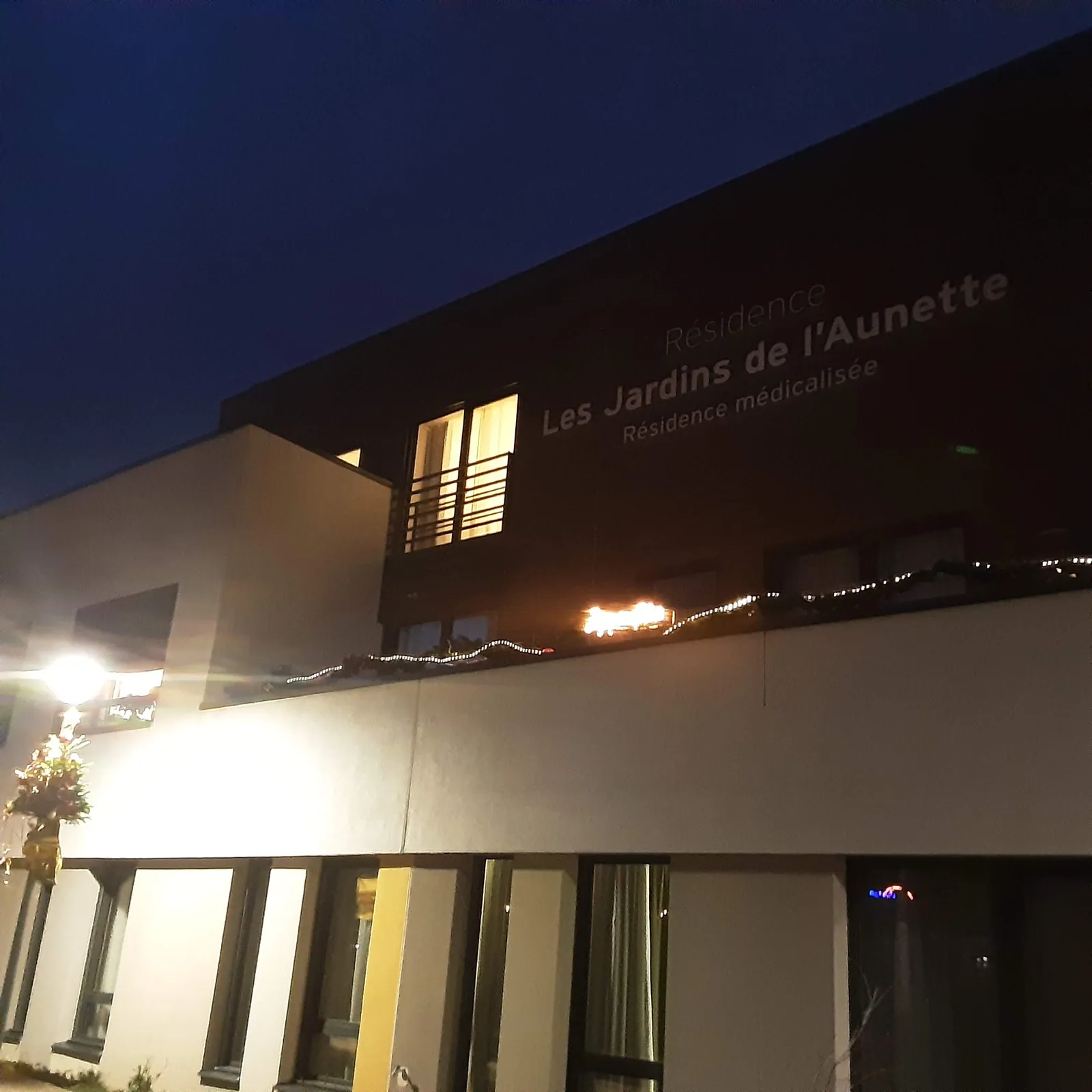 Les jardins de l'Aunette by night