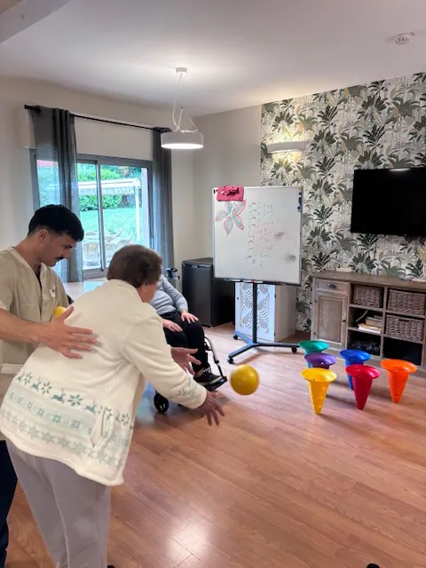 Jeu de lancer inspiré du bowling