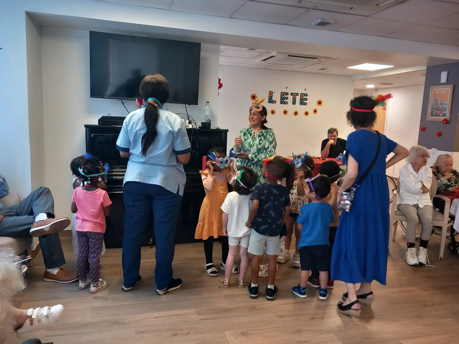 Dernière visite de la maternelle à La Maison