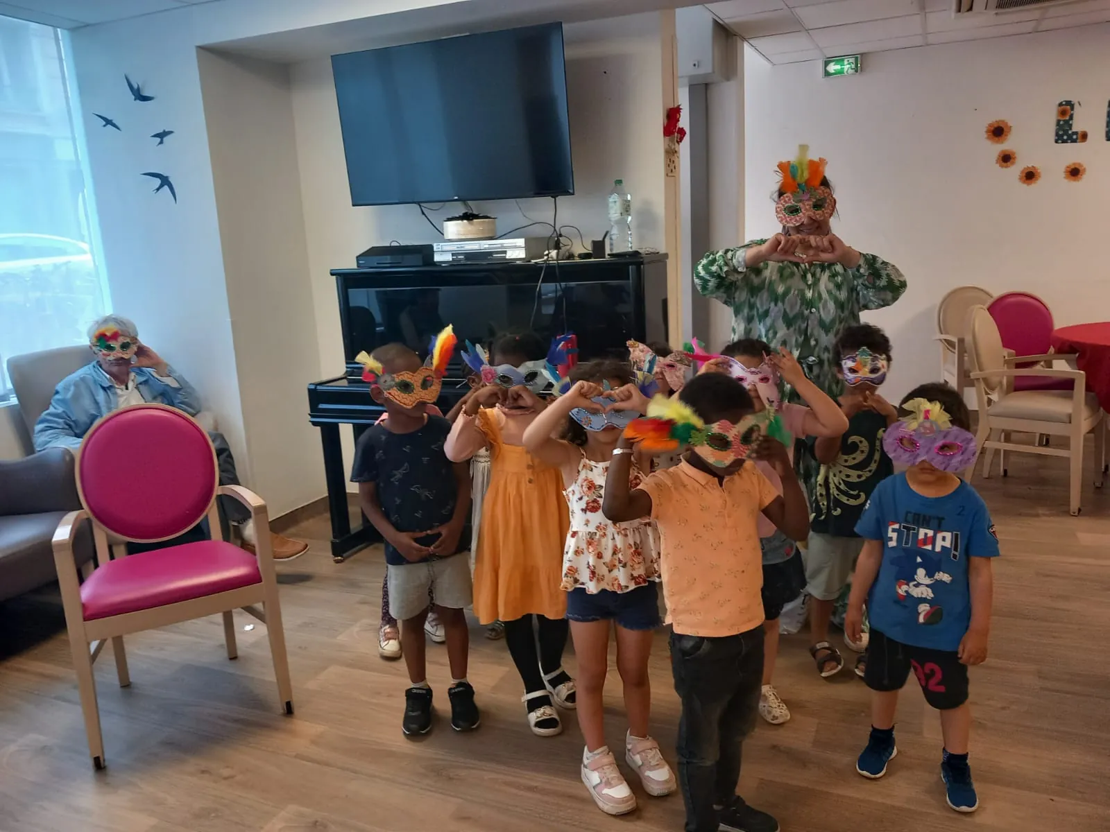 Dernière visite de la maternelle à La Maison