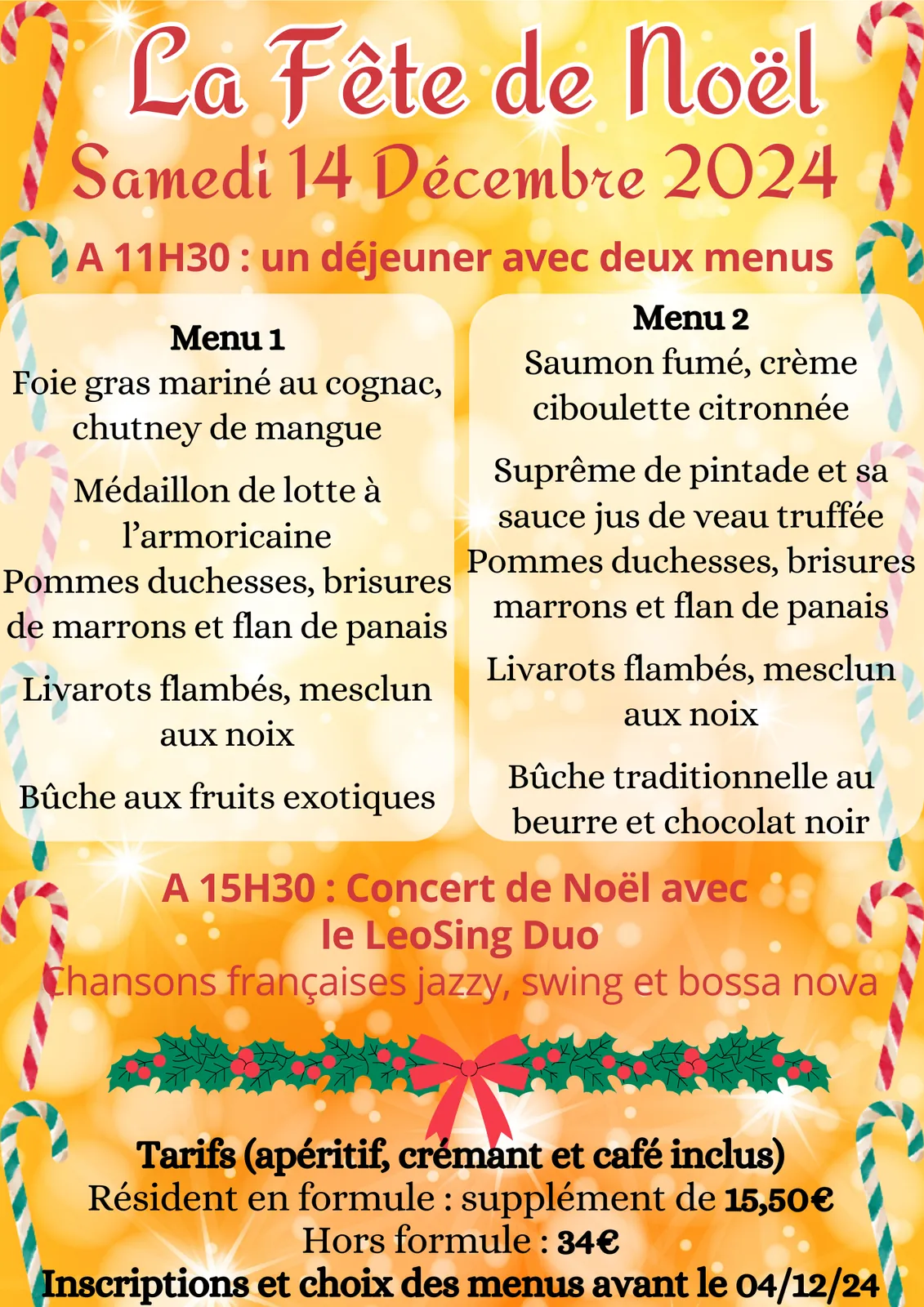 La saison des fêtes de fin d'année est lancée !