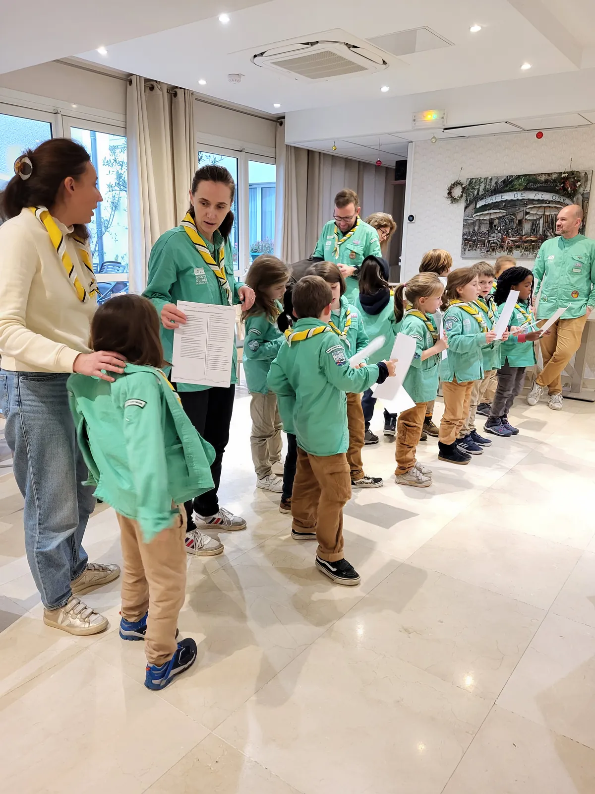 Rencontre annuelle  des scouts pour la résidence les adrets le 14/12/25 