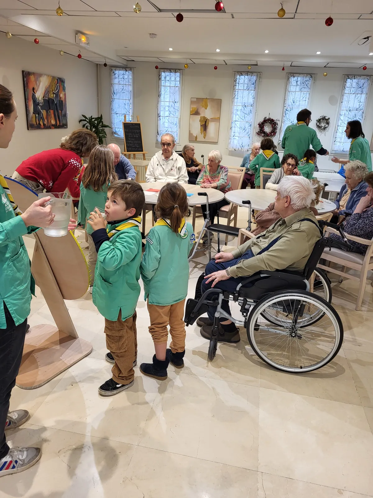 Rencontre annuelle  des scouts pour la résidence les adrets le 14/12/25 