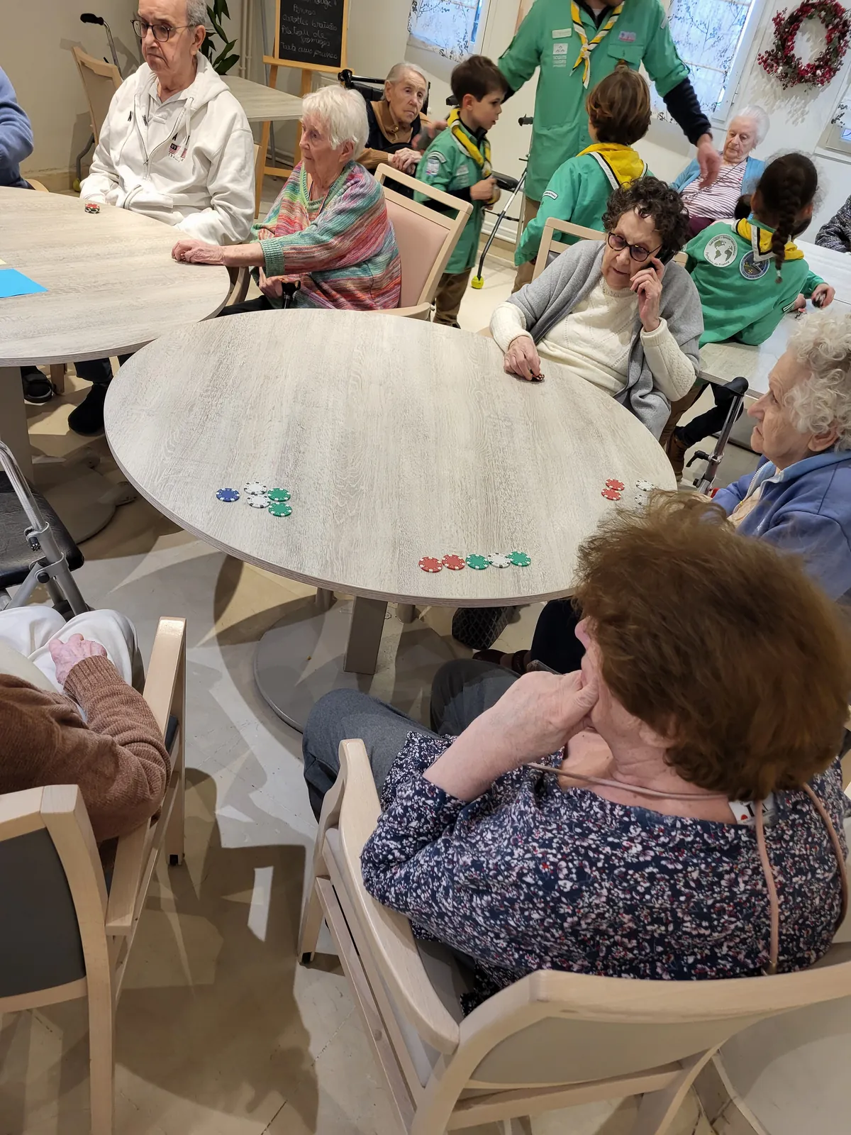 Rencontre annuelle  des scouts pour la résidence les adrets le 14/12/25 