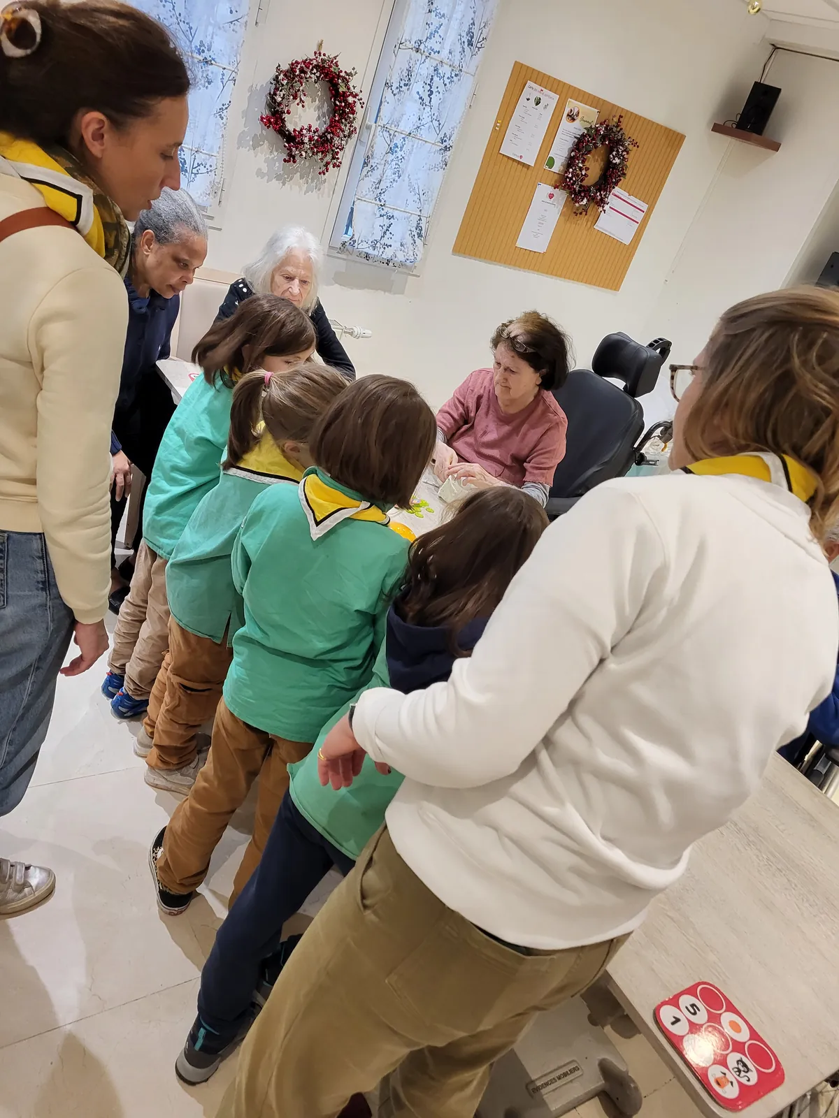 Rencontre annuelle  des scouts pour la résidence les adrets le 14/12/25 