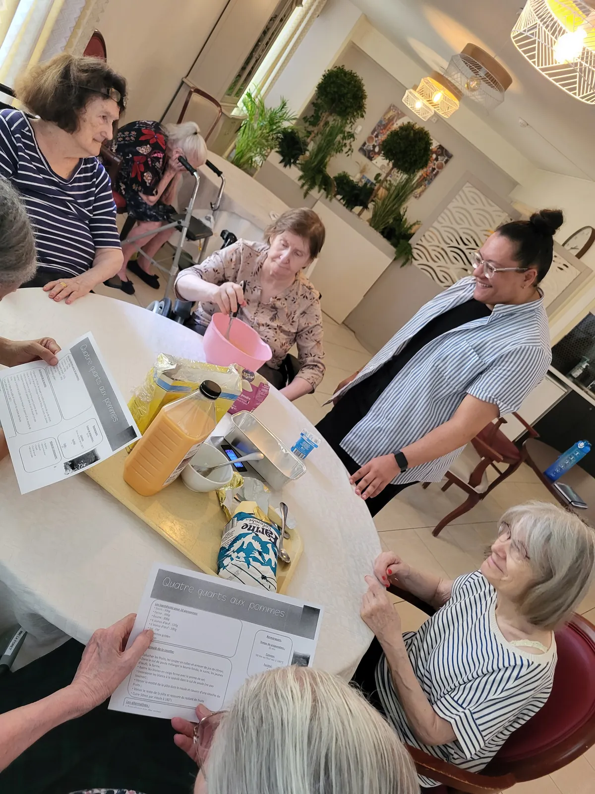 Atelier culinaire inter-étages Aux Adrets 