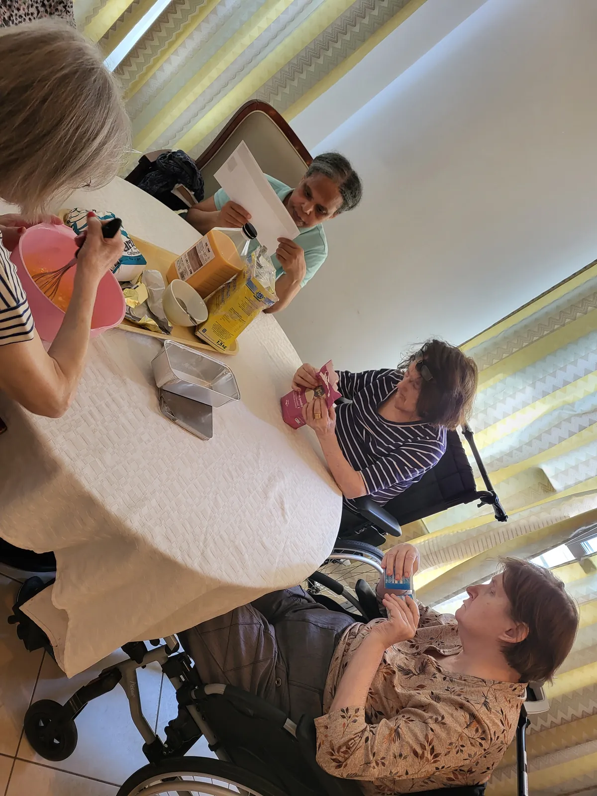 Atelier culinaire inter-étages Aux Adrets 