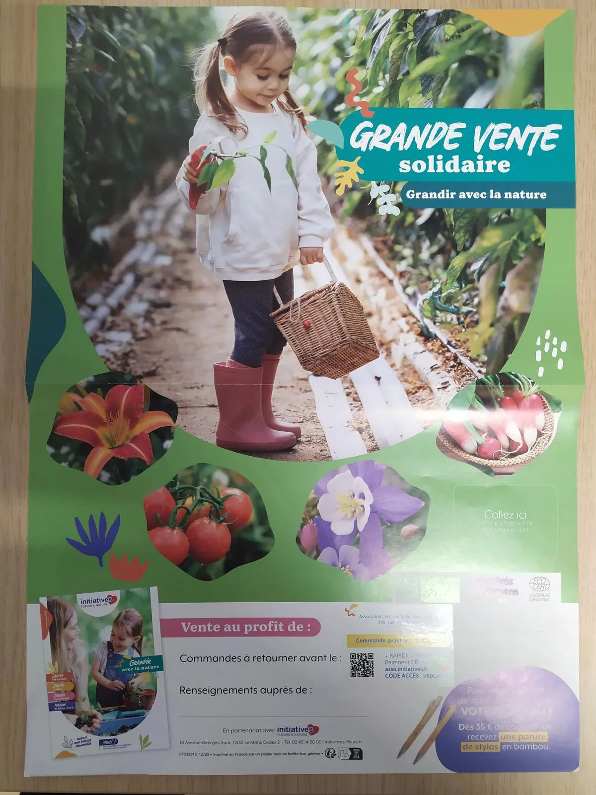Action de l'association "les amis du bois ardent" pour ce printemps