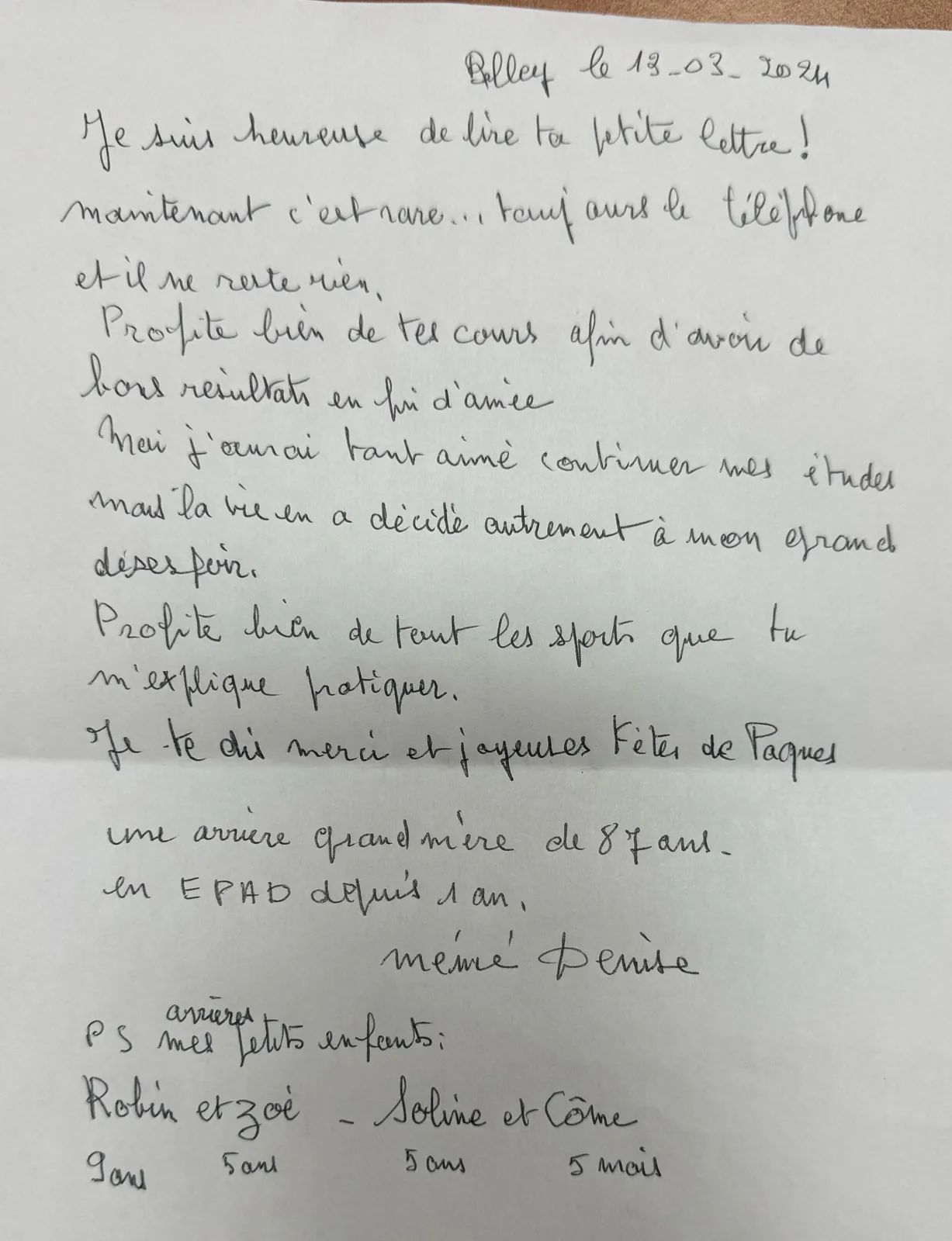 Atelier d'écriture