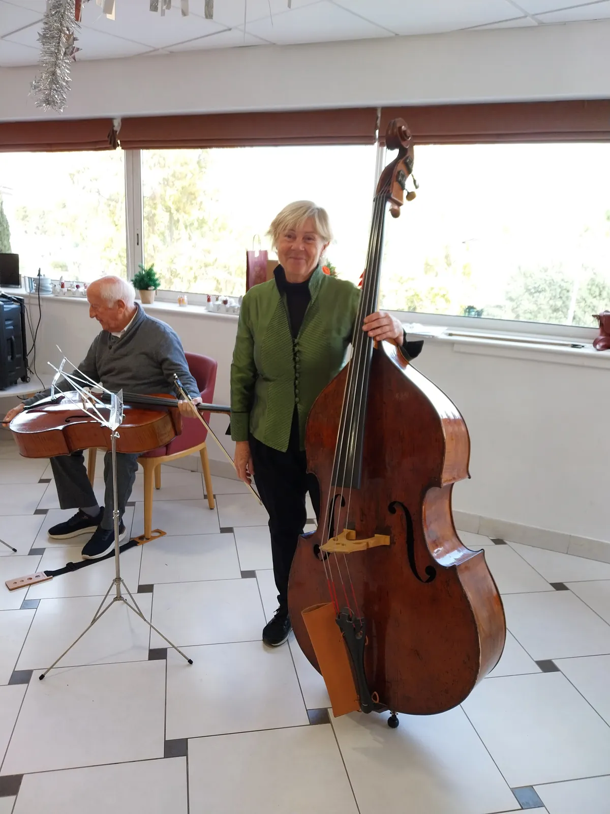 Musiciens renommés,  et visite de Monsieur le Maire