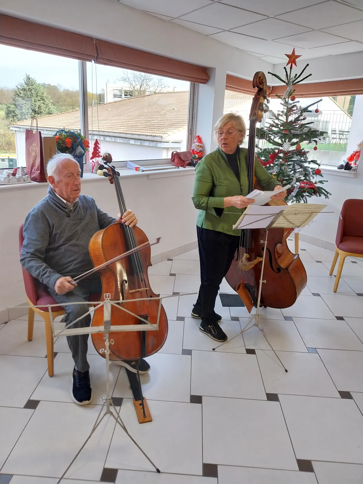 Musiciens renommés,  et visite de Monsieur le Maire
