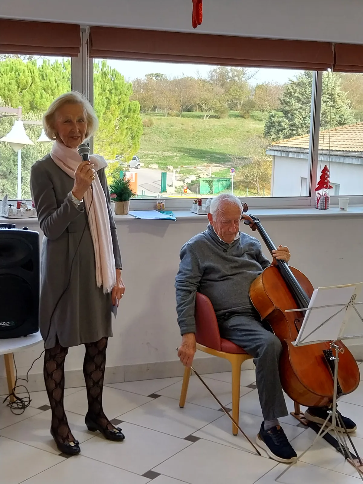 Musiciens renommés,  et visite de Monsieur le Maire