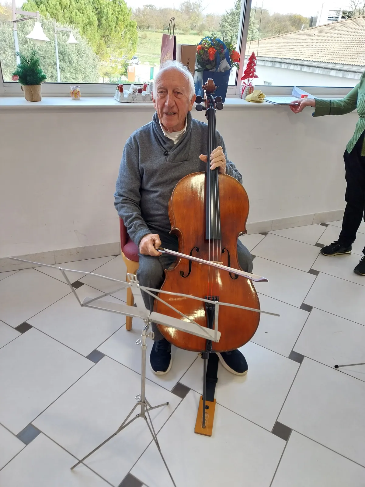 Musiciens renommés,  et visite de Monsieur le Maire