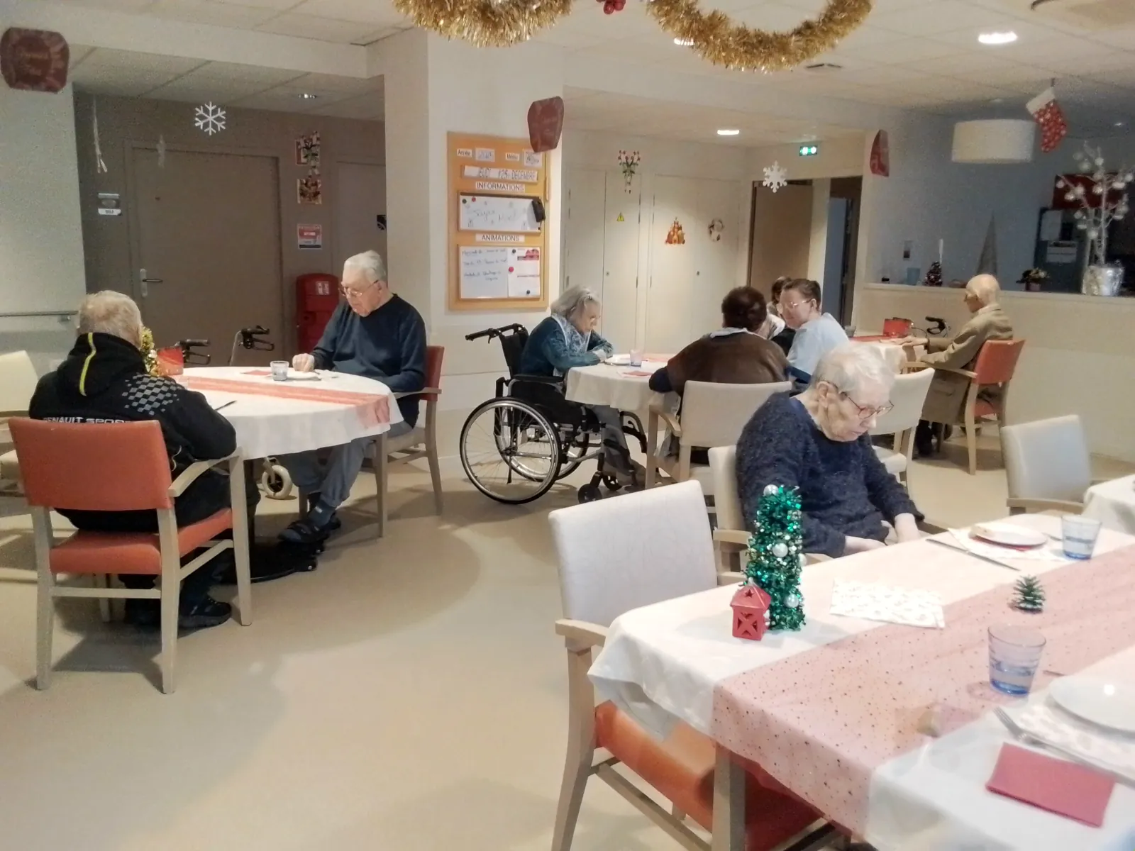 Un Noël plein de chaleur à l’unité protégée