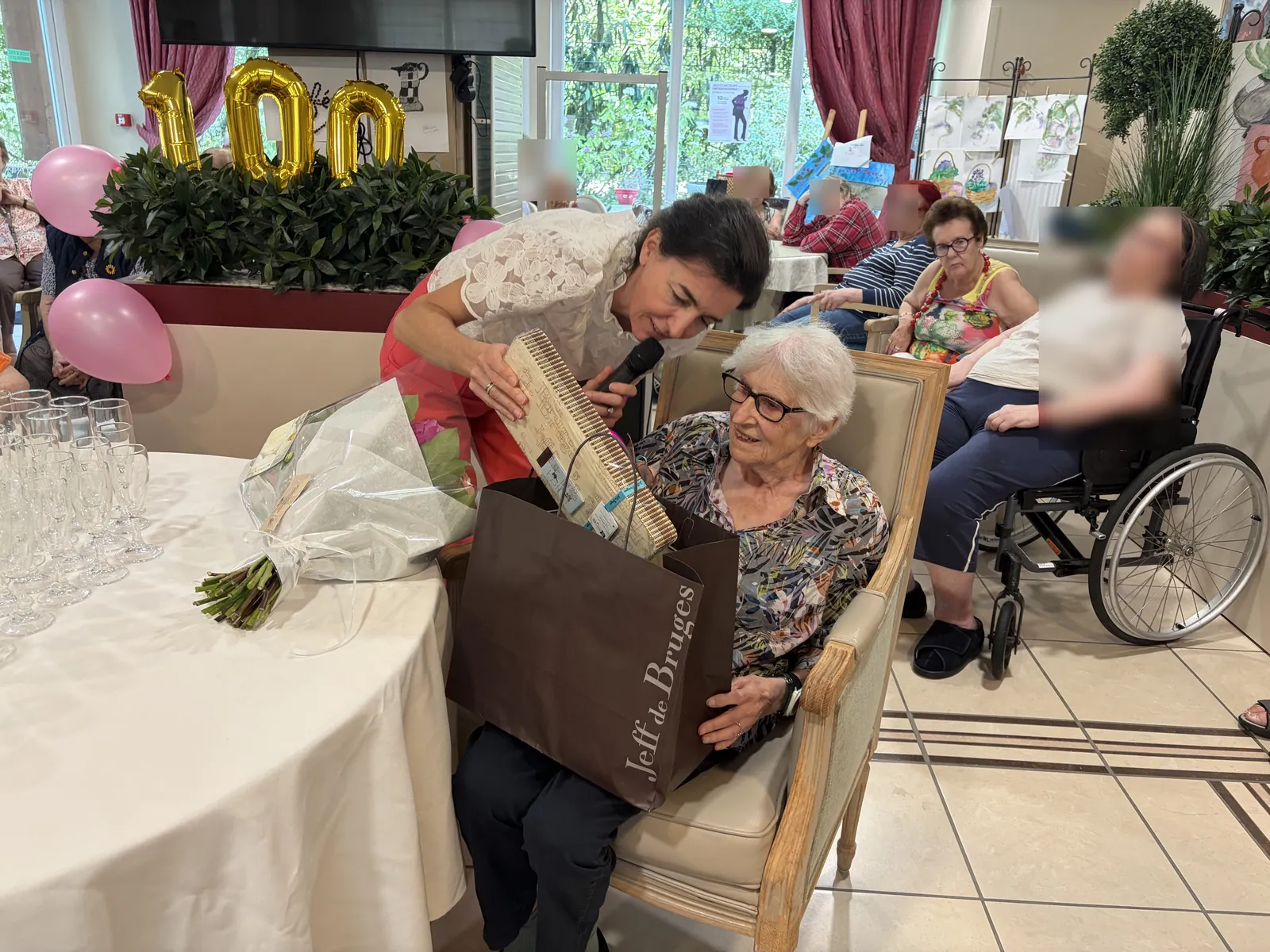 Deux centenaires à l’honneur à la Résidence du Parc