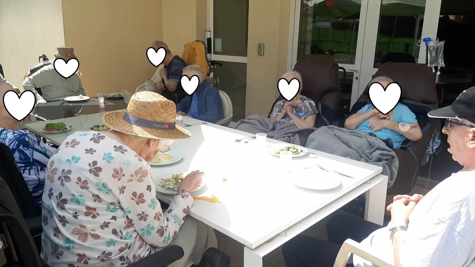 Repas en extérieur 
